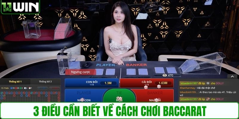 3 điều cần biết về cách chơi Baccarat