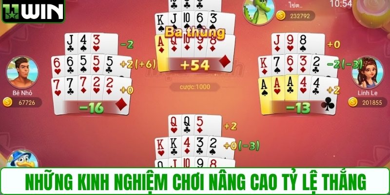 Những kinh nghiệm chơi nâng cao tỷ lệ thắng