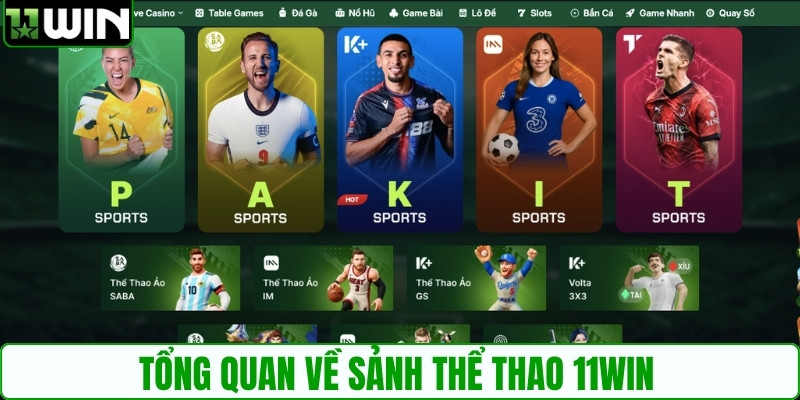 Tổng quan về sảnh thể thao 11WIN 
